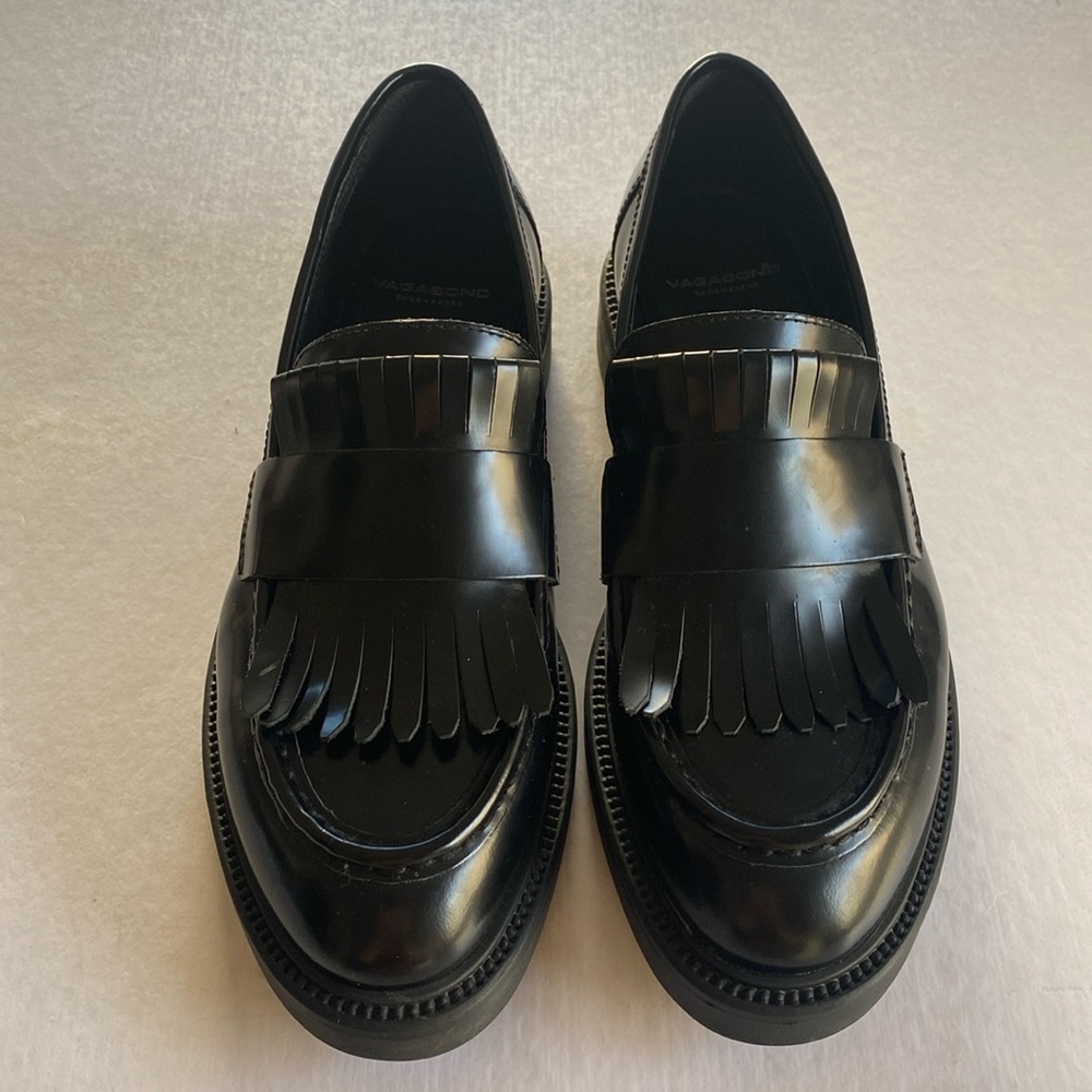 VAGABOND Shoemakers Women’s Black Loafers Size 38